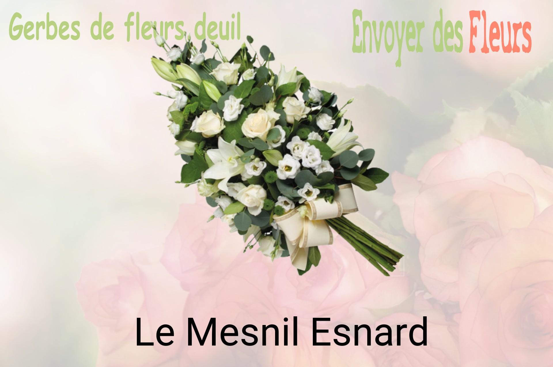 Gerbe de fleurs de deuil livrée à Le Mesnil-Esnard